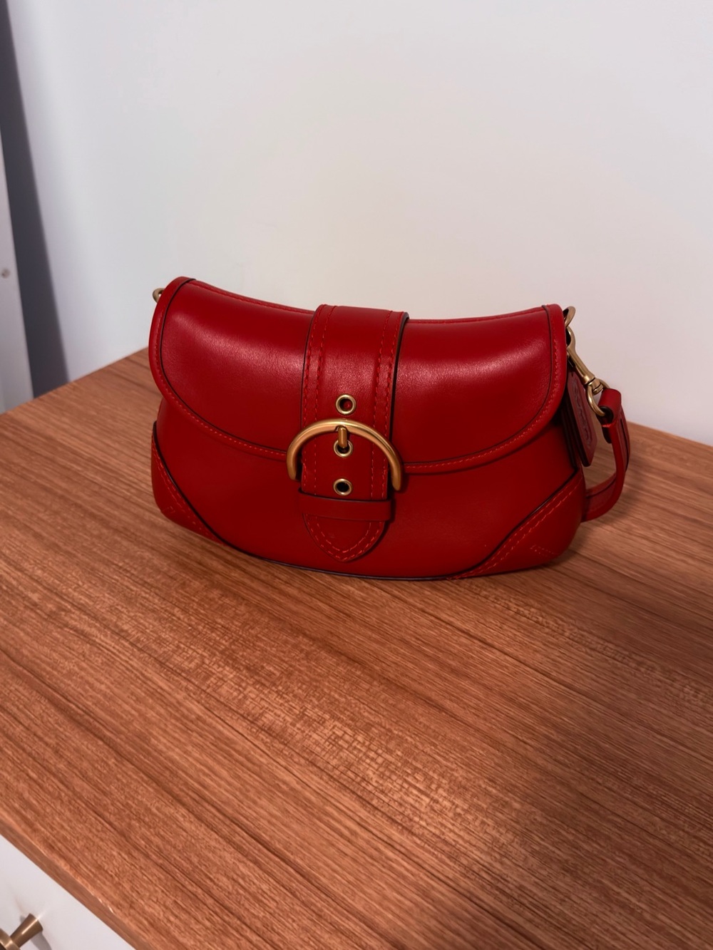 Coach Soho Flap Bag Red
